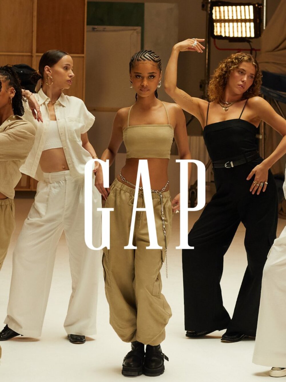NWT Gap Linen Crop Top Size L